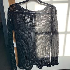 American Eagle Don’t Ask Why Fishnet Top